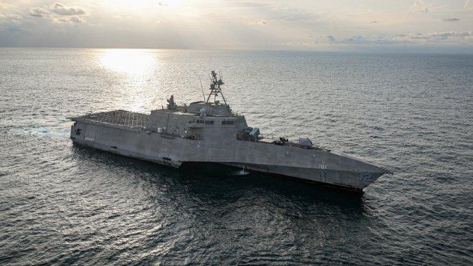 据媒体报道，美国海军的独立级濒海战斗舰圣芭芭拉号（USS Santa Barba