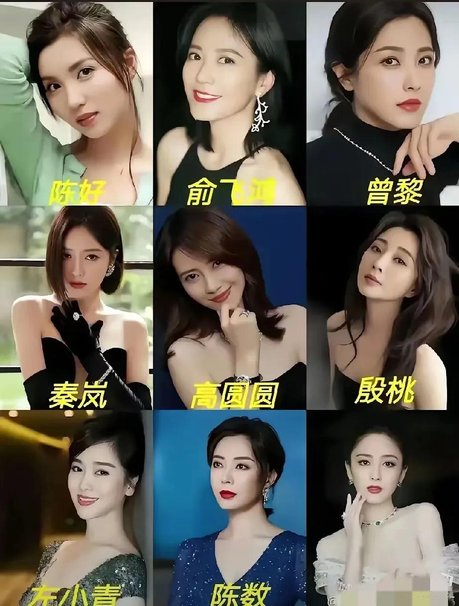 这张照片里，俞飞鸿就是无敌的存在
高圆圆和曾黎也很不错
其他人都有点差强人意了
