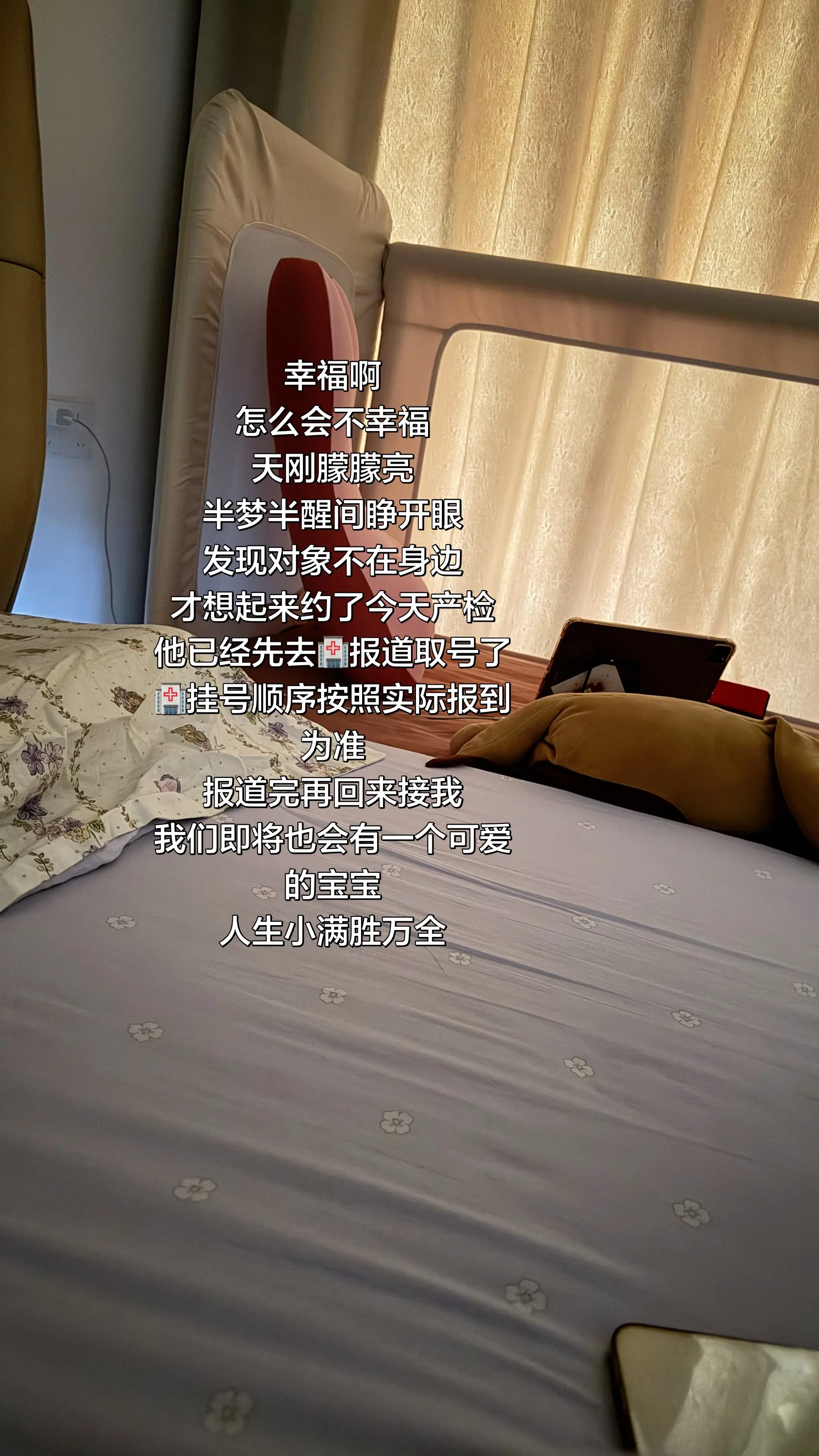 该怎么说呢 我无法用我贫瘠的语言描绘出在他的爱里我有多幸福