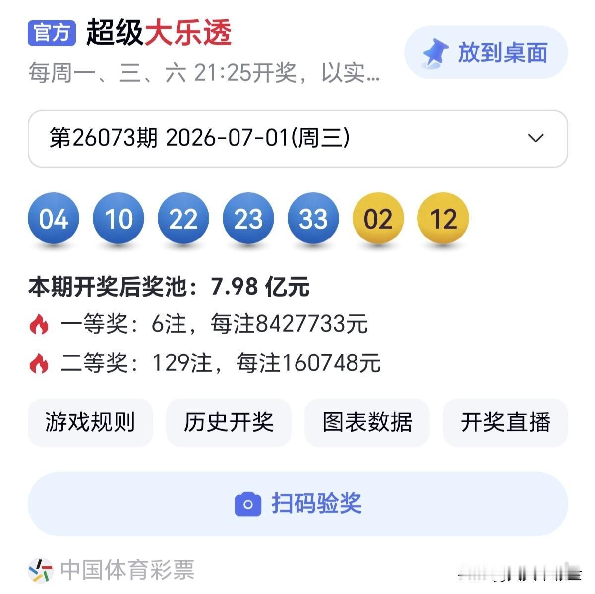 夏日随手拍别让生活的琐碎，磨灭了做梦的勇气。分享大乐透第26073期开奖号码比对