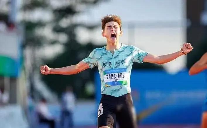 中国田径又一名天才少年出现了！新疆17岁天才少年艾力西尔·吾买尔在全国室内田径锦