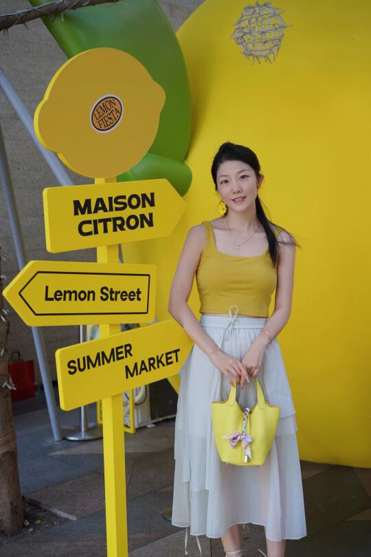 清凉一夏🍋当灰蓝色遇上柠檬黄