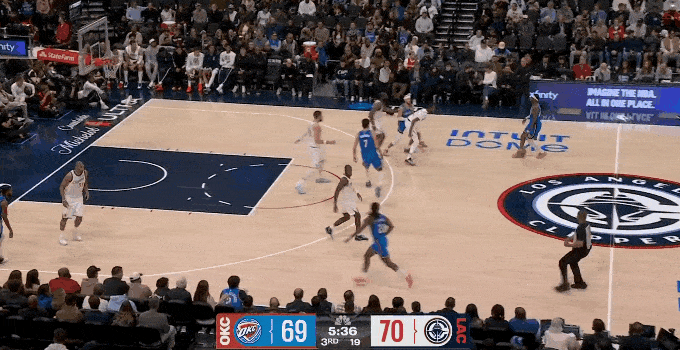 八连胜！！！雷霆掀翻快船豪取八连胜。首节开始快船连续高炮台命中，以12：2给雷霆