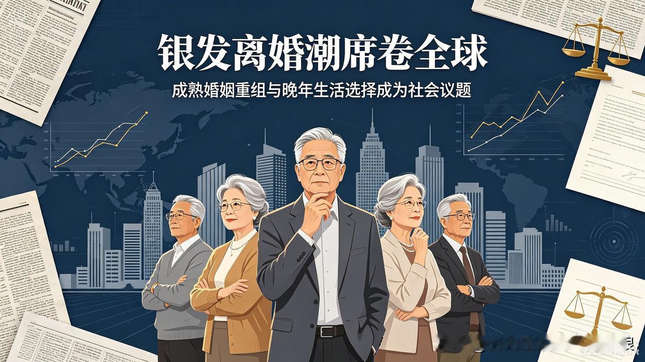 现在真的看懂了，席卷全球的银发离婚潮，根本不是晚年矫情，而是老一辈终于活通透了！