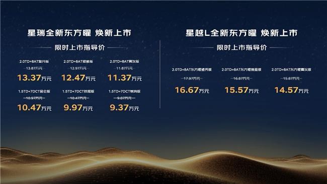 星瑞的底盘应该很稳
看完星瑞全新东方曜的上市直播，没想到不到10万的车，用了CM