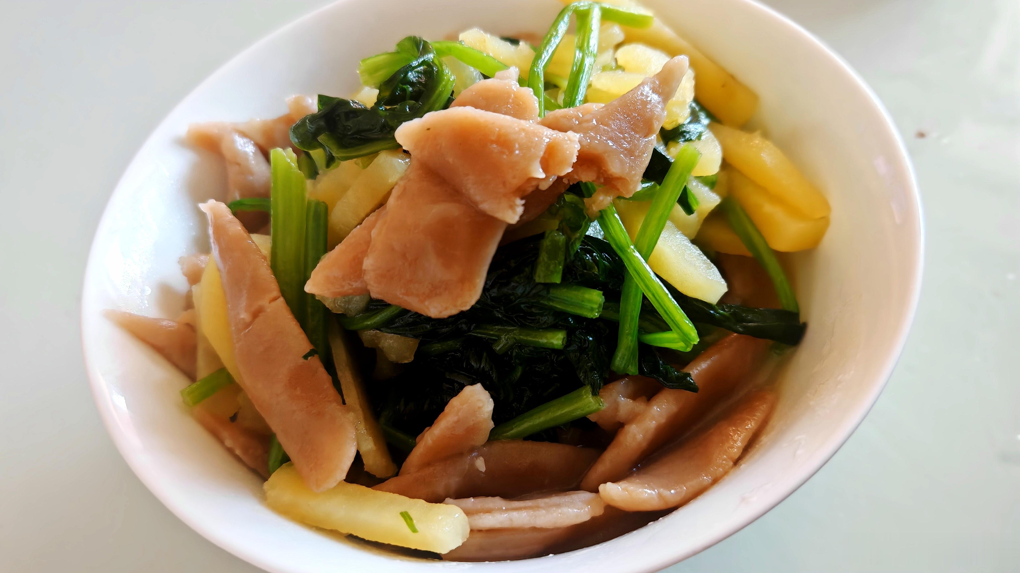 今日午饭：莜面鱼 ​​​