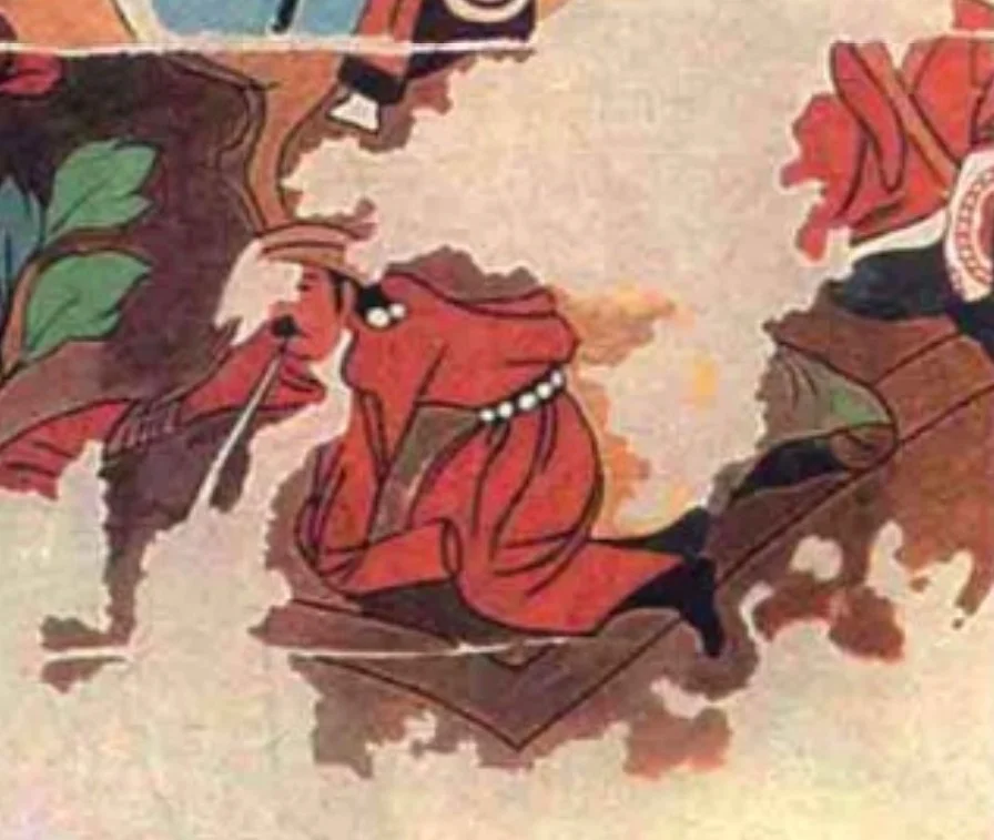 惊世骇俗，青海郭里木棺板画，左滑