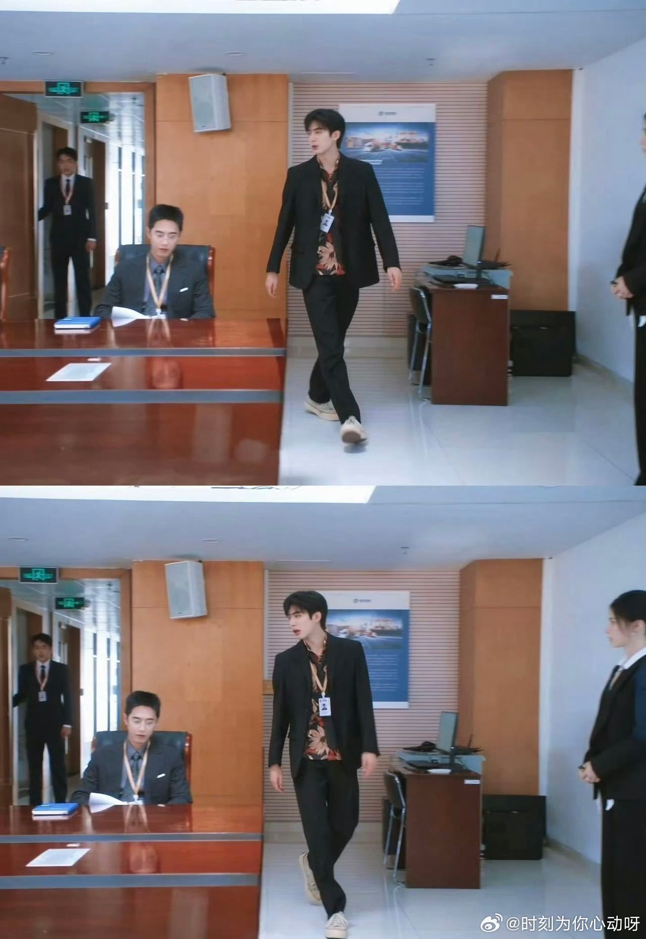 宋威龙宋威龙下次我们就演这么坏的 这反派潜质简直要溢出屏幕了！花衬衫造型危险又迷