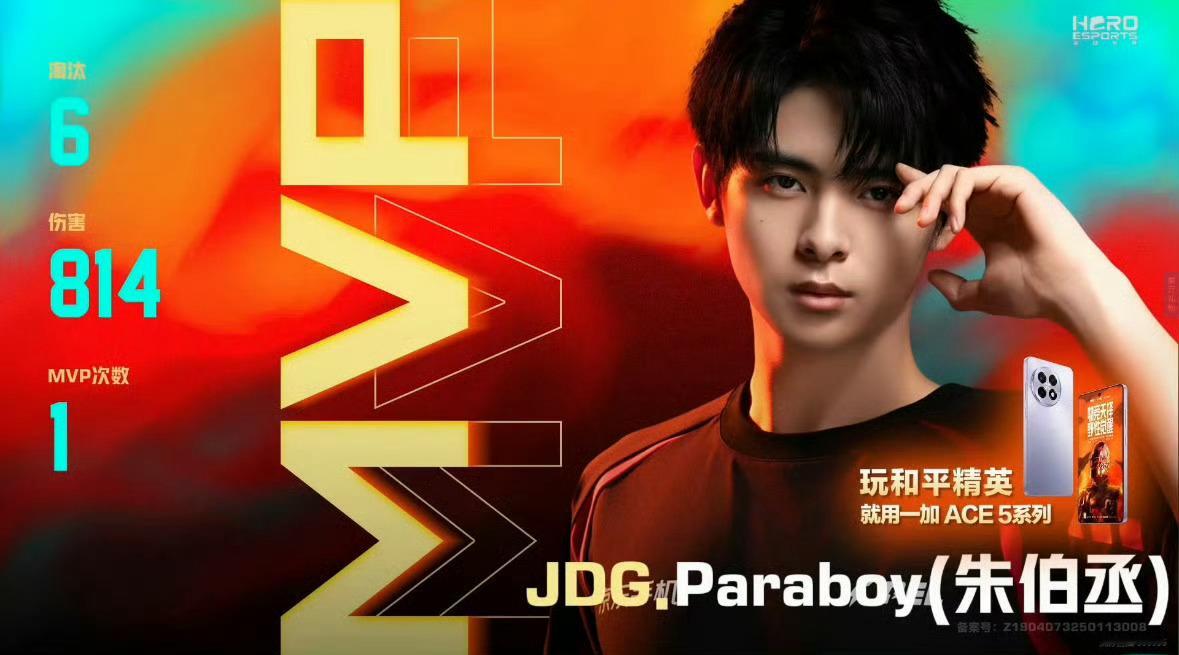 Paraboy新赛季首个MVP 除了Paraboy的个人表现外，整个北京JDG战