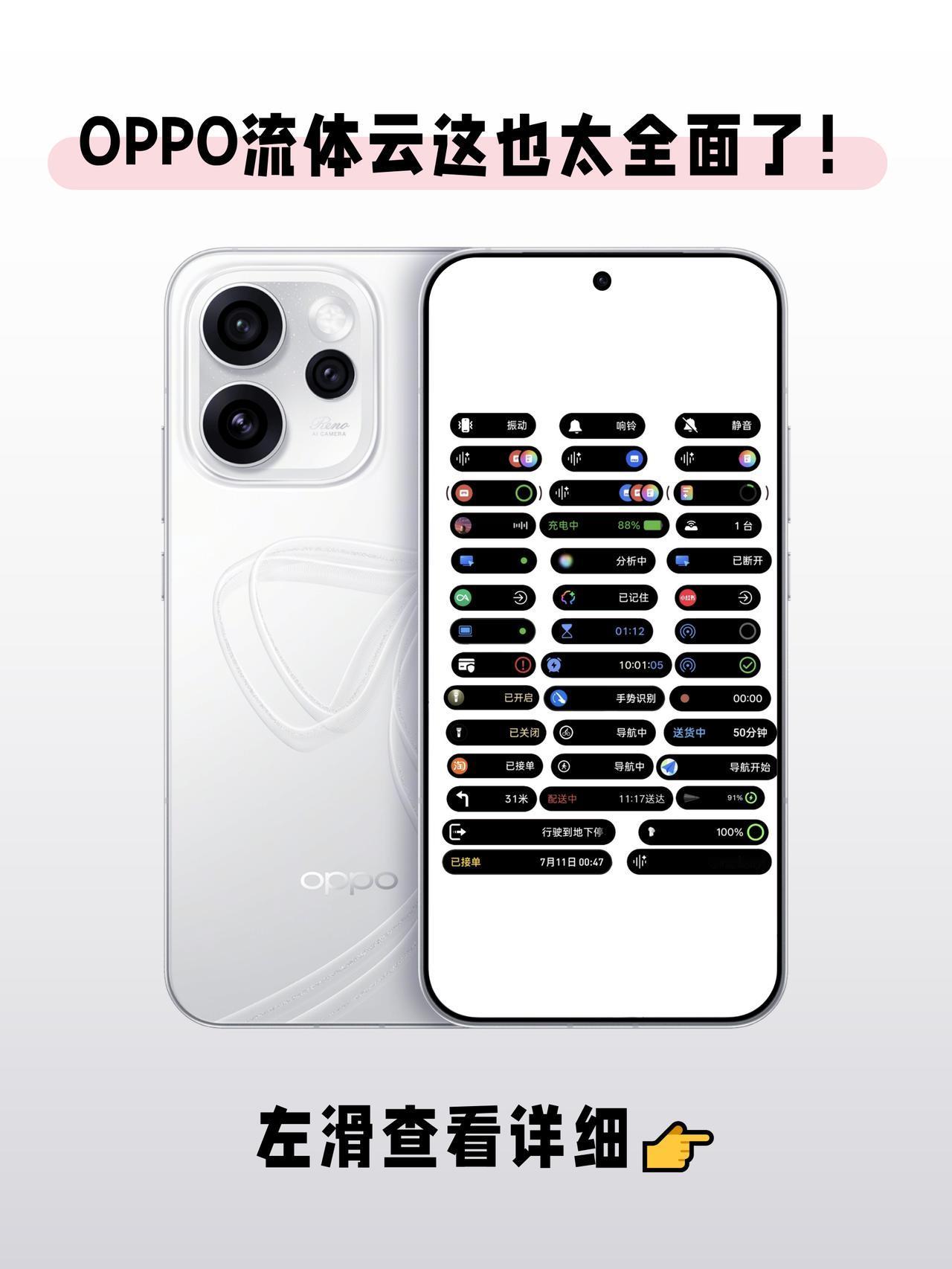 Reno15这流体云还是太全面了

整理了一波才发现，OPPO Reno15的流