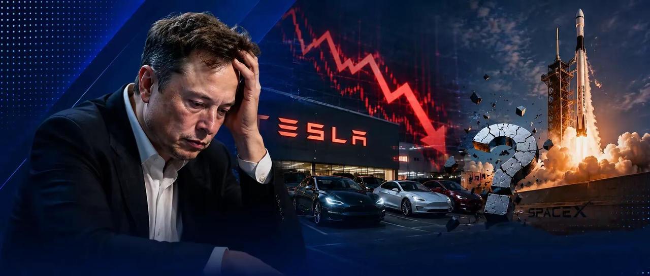 造富潮一个月就成了“埋骨地”，马首富的SpaceX股价又崩了，单日暴跌超13%，