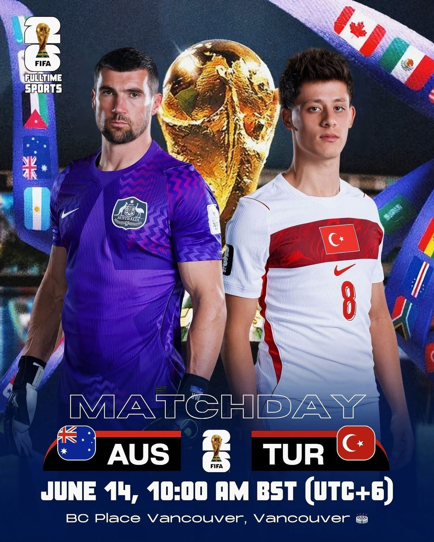 今晚到聽日上午會有佢哋陸續登場！！0️⃣0️⃣0️⃣0️⃣澳大利亞🇦🇺🆚?