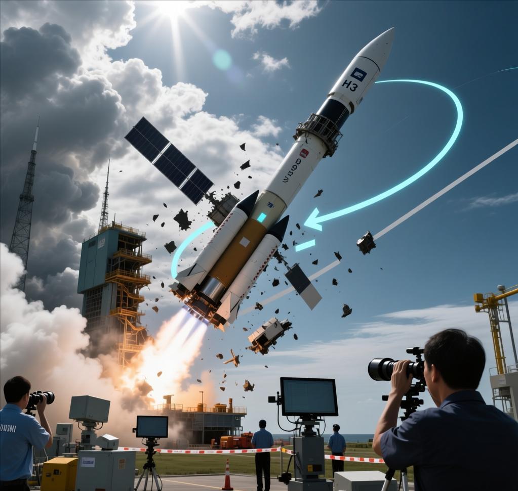 日本火箭发射发动机提前关机

当地时间12月22日10时51分，日本H3火箭8号