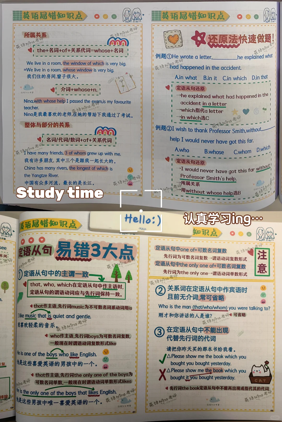 学好英语就看这一套➡️语法点➕做题方法