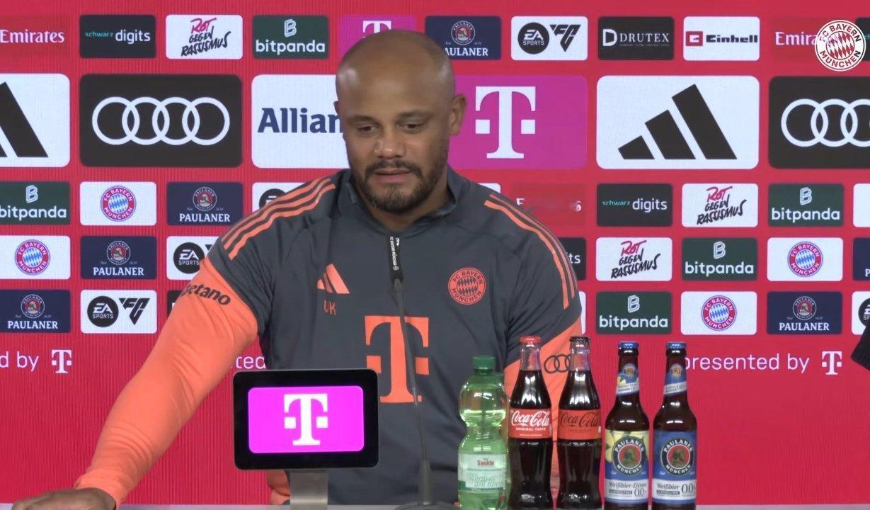 ——如果明天赛后夺冠，是先庆祝，还是立刻专注对阵勒沃库森的比赛？孔帕尼：“球员们