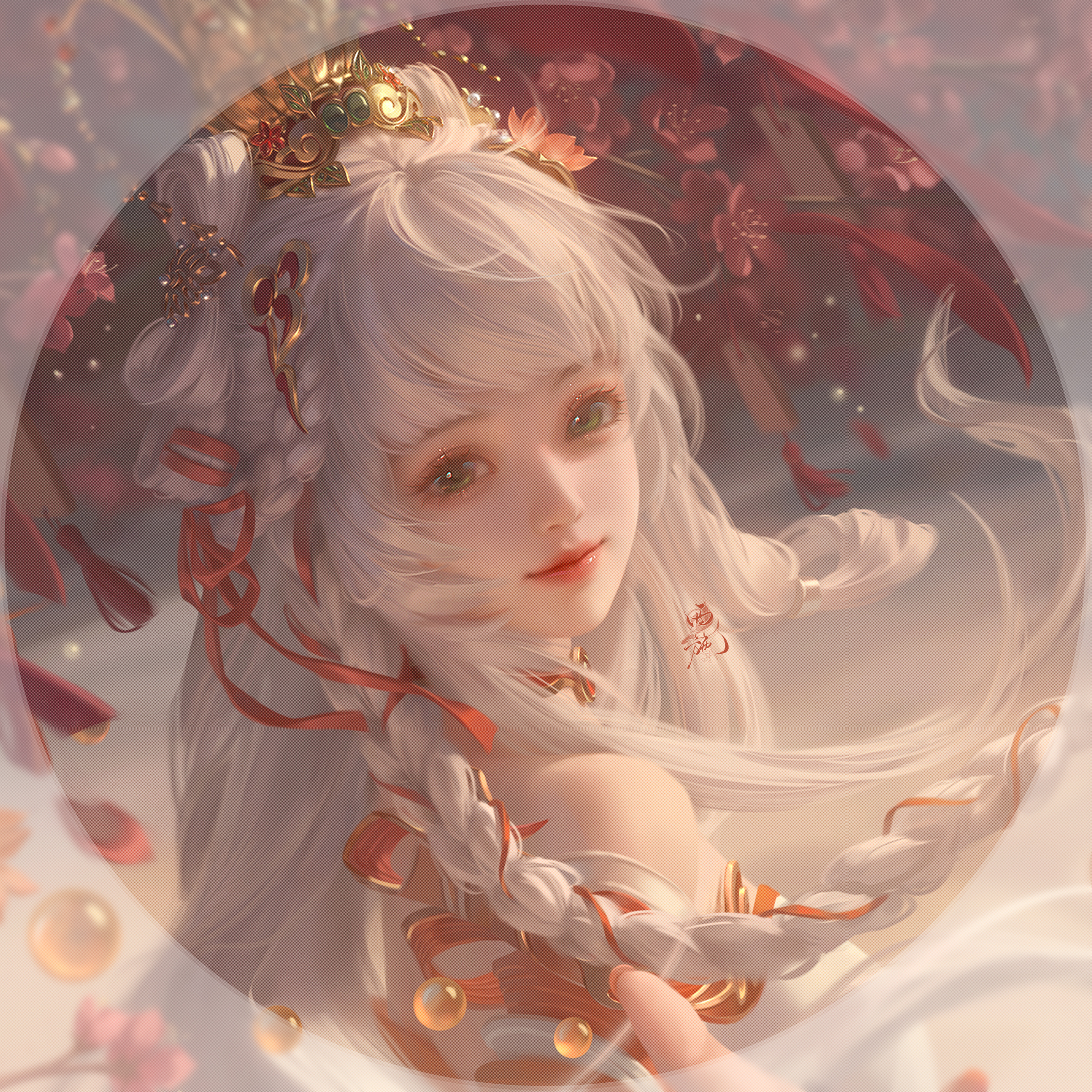王者荣耀西施 🪷 西施闪耀珍宝 🧡› 𝑿𝒊 𝑺𝒉𝒊·情人眼里   