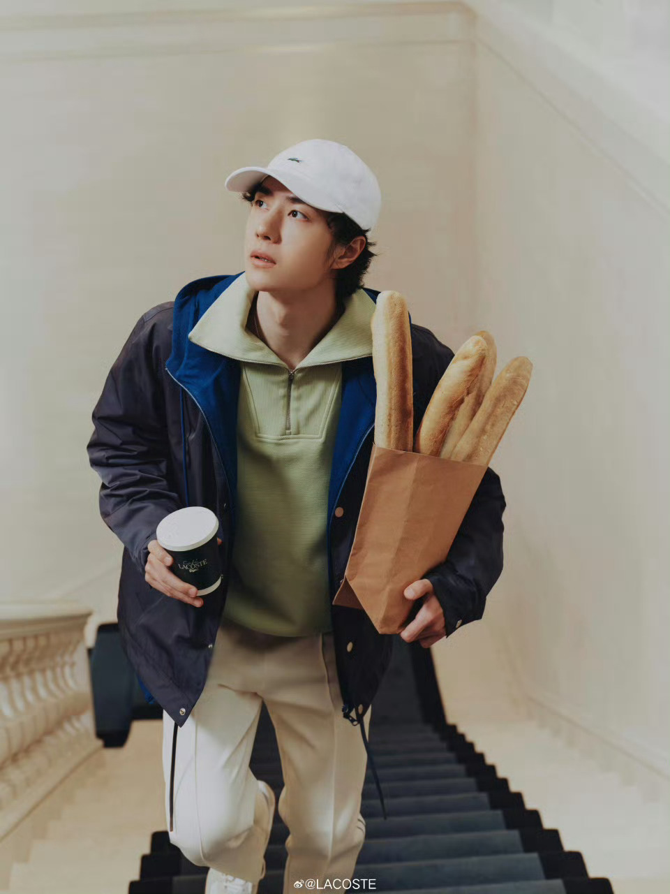 Lacoste拍的王一博真是神了，好喜欢这张。lacoste品牌全球代言人王一博