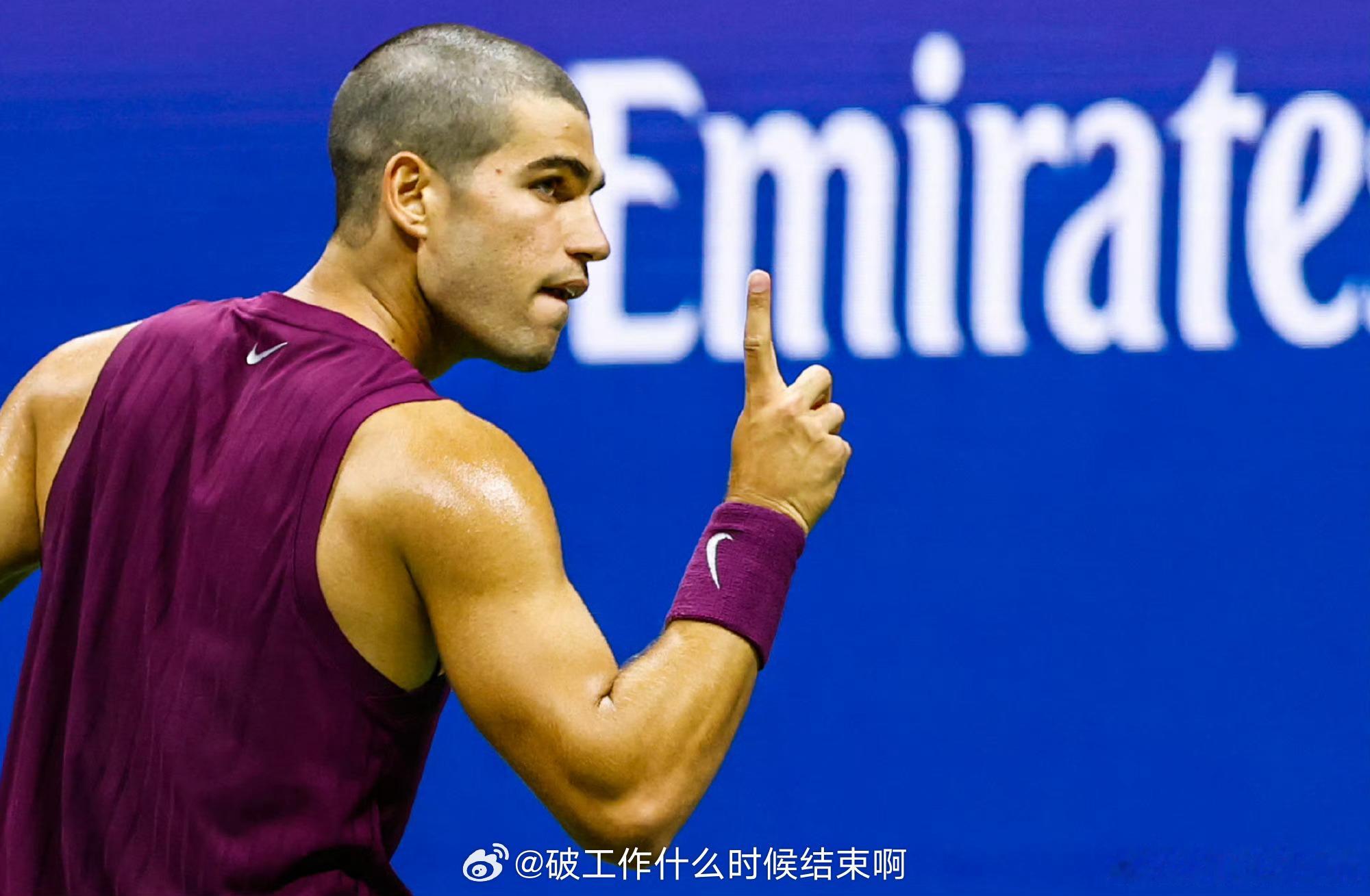 📢阿尔卡拉斯3比0奥佩尔卡 📍【美网2025】 男单首轮🎾阿尔卡拉斯3-0