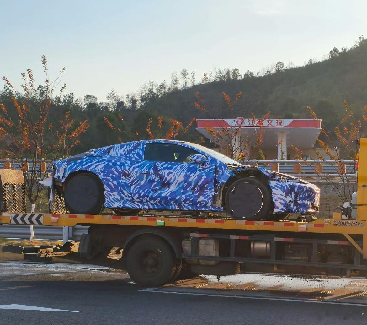 据称这是腾势的跑车，明年可能就来。 