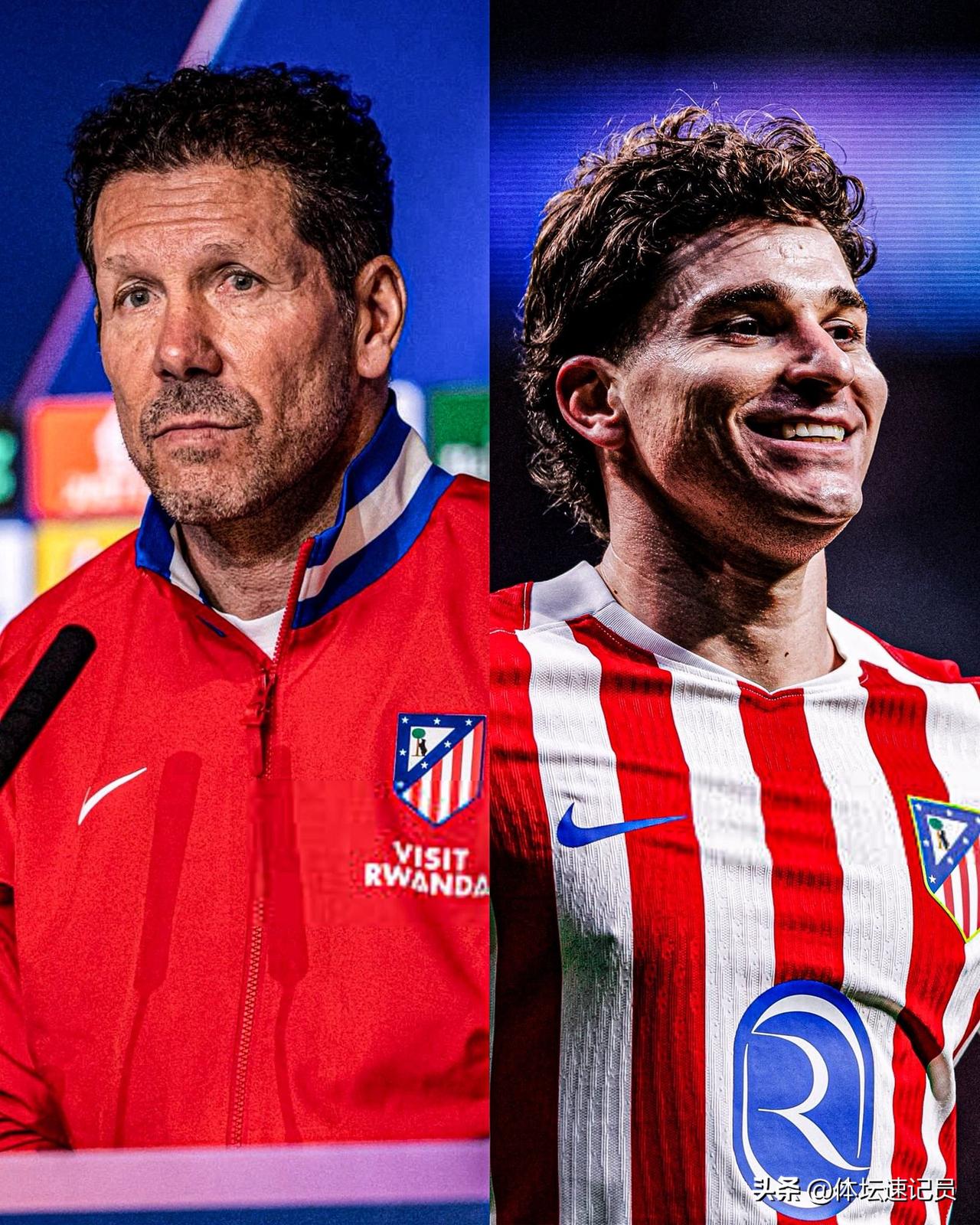 阿尔瓦雷斯曾爆料，如果西蒙尼离开马竞，那么自己可能也会离开马德里竞技！

作为马