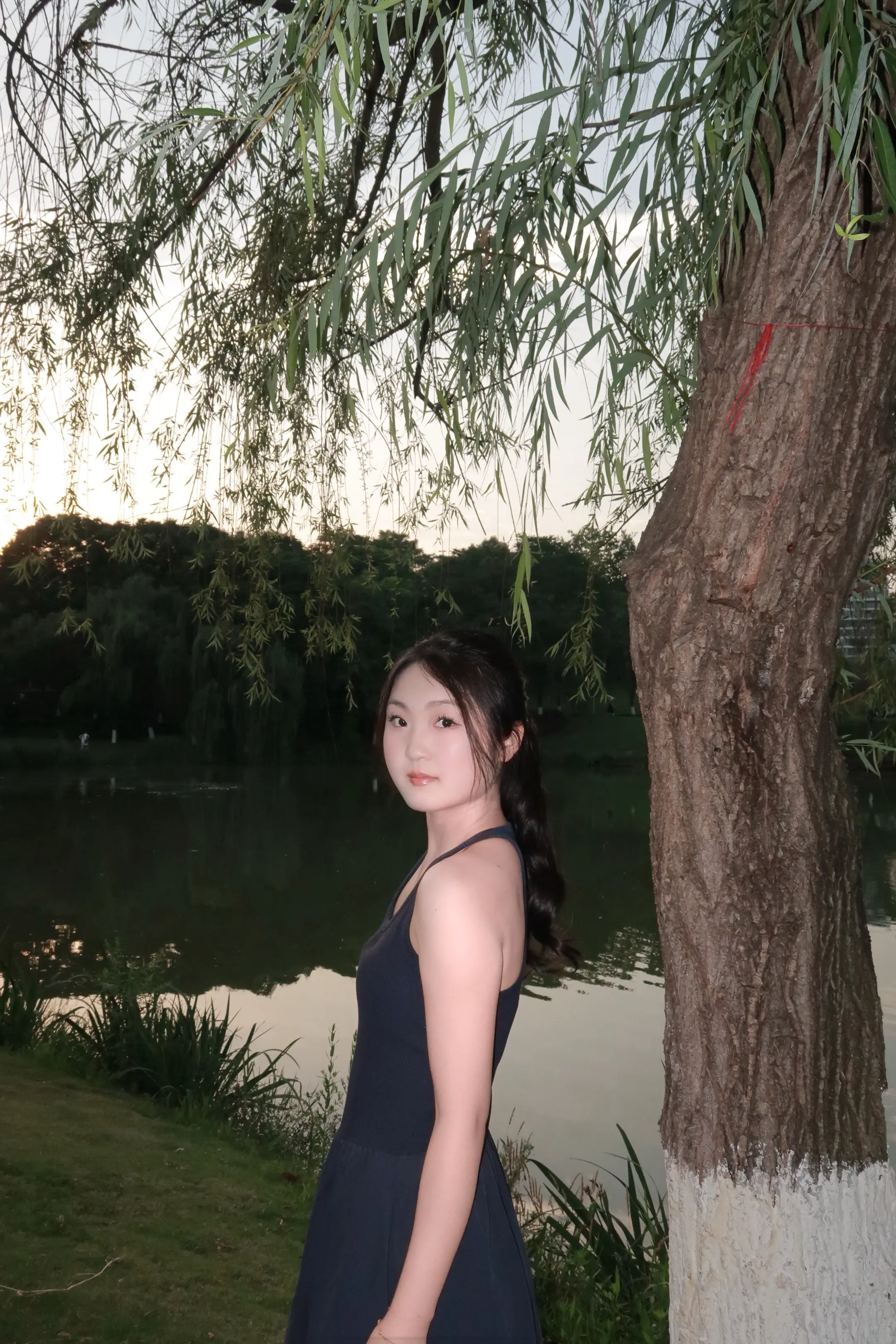 暮色下
