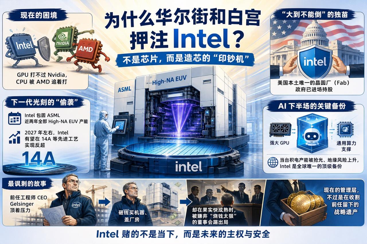 【Intel的AI翻盘局：这不只是芯片，是国运博弈】

很多人看不懂，Intel