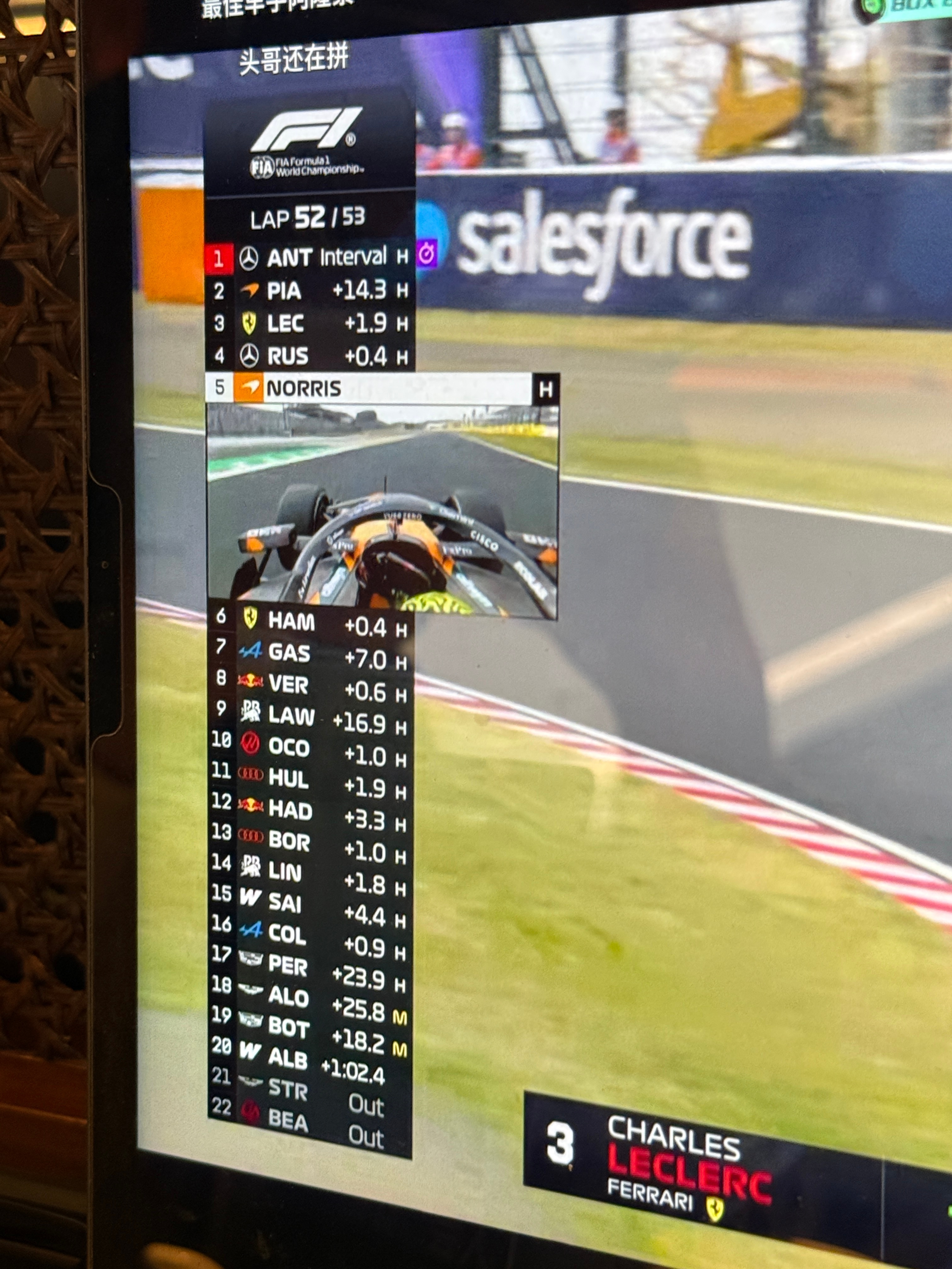 最让我震惊的不是小Kimi天选之子的运气也不是概念神乐扣没拿第四而是头哥居然又完