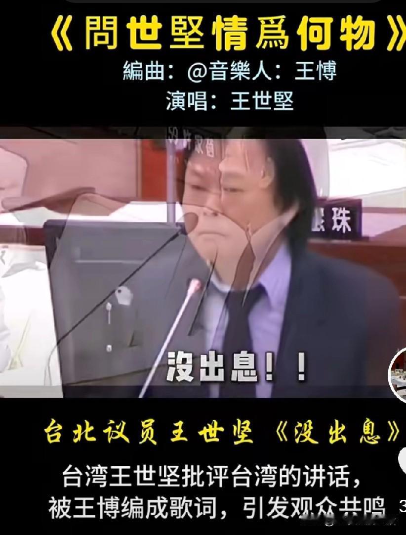 王世坚以为没了李敖大师的压制，就可以放飞自我，高枕无忧了！
没想到还有抖音这么个