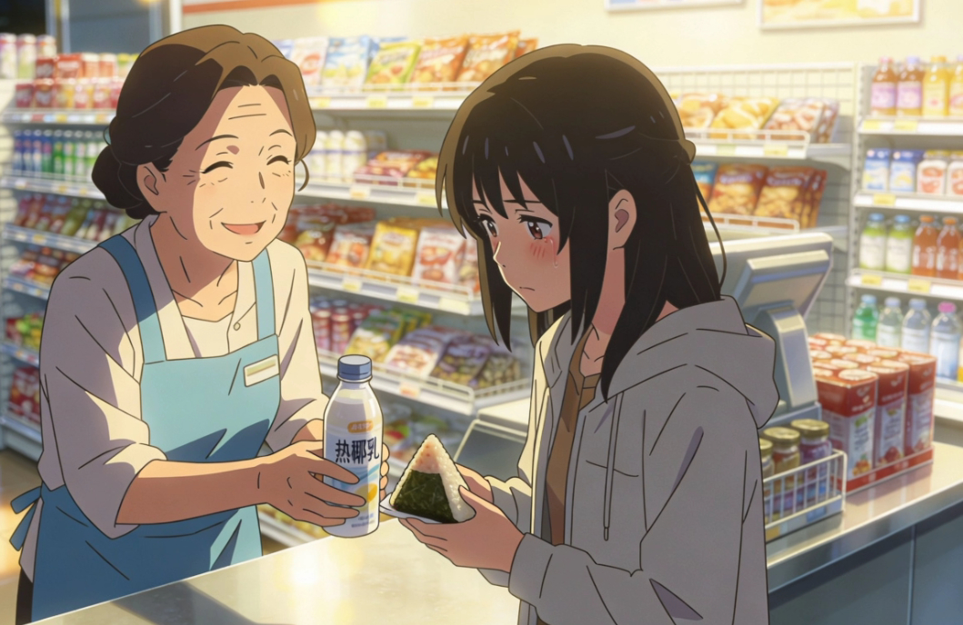 楼下便利店阿姨，藏着最戳人的温柔。加班到深夜回家，楼下便利店的灯总亮着，像专属的