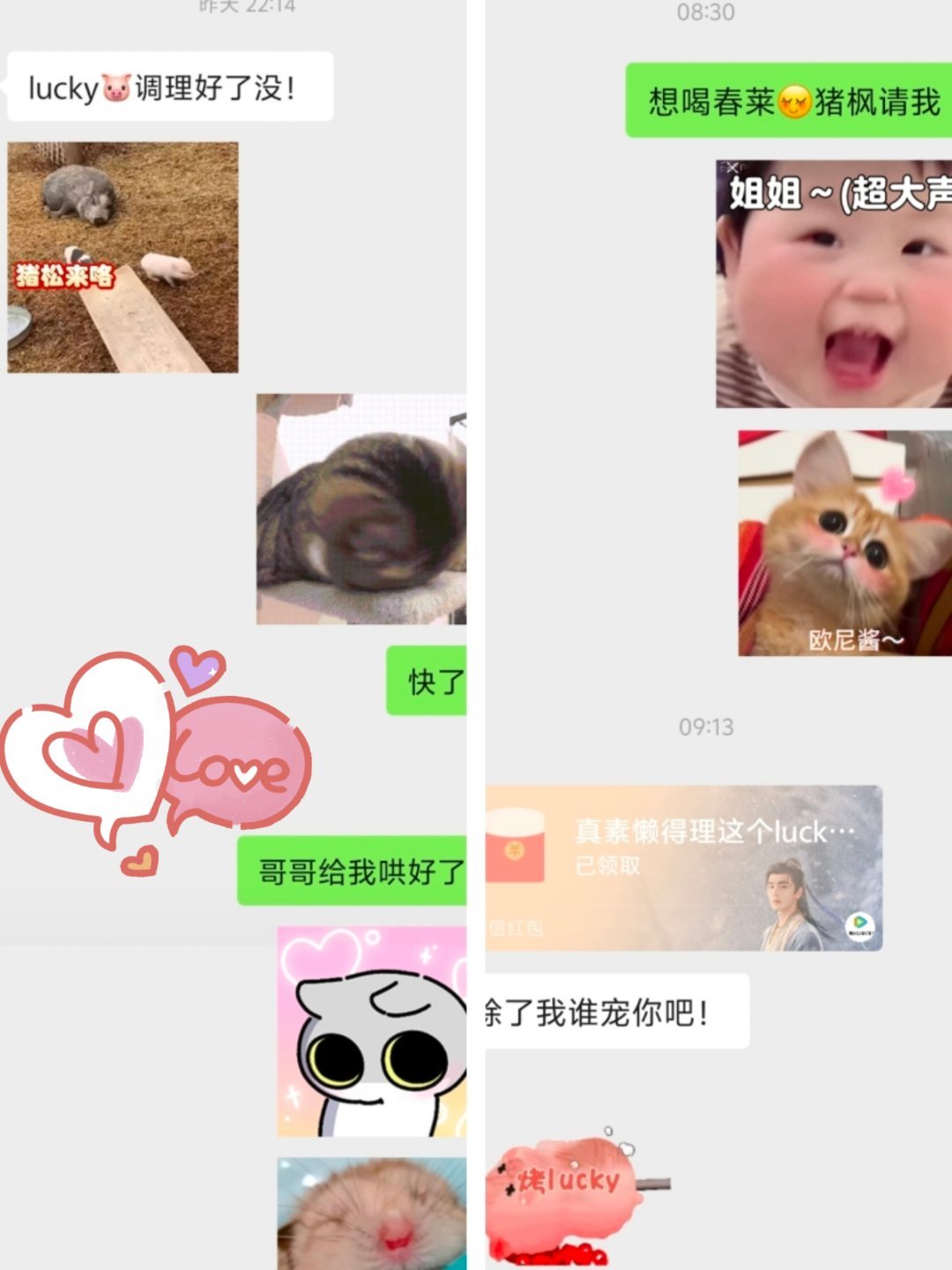 嘿嘿喝上奶茶咯🧋这两天热鼠 ，雨快点来吧 lucky的碎言碎语