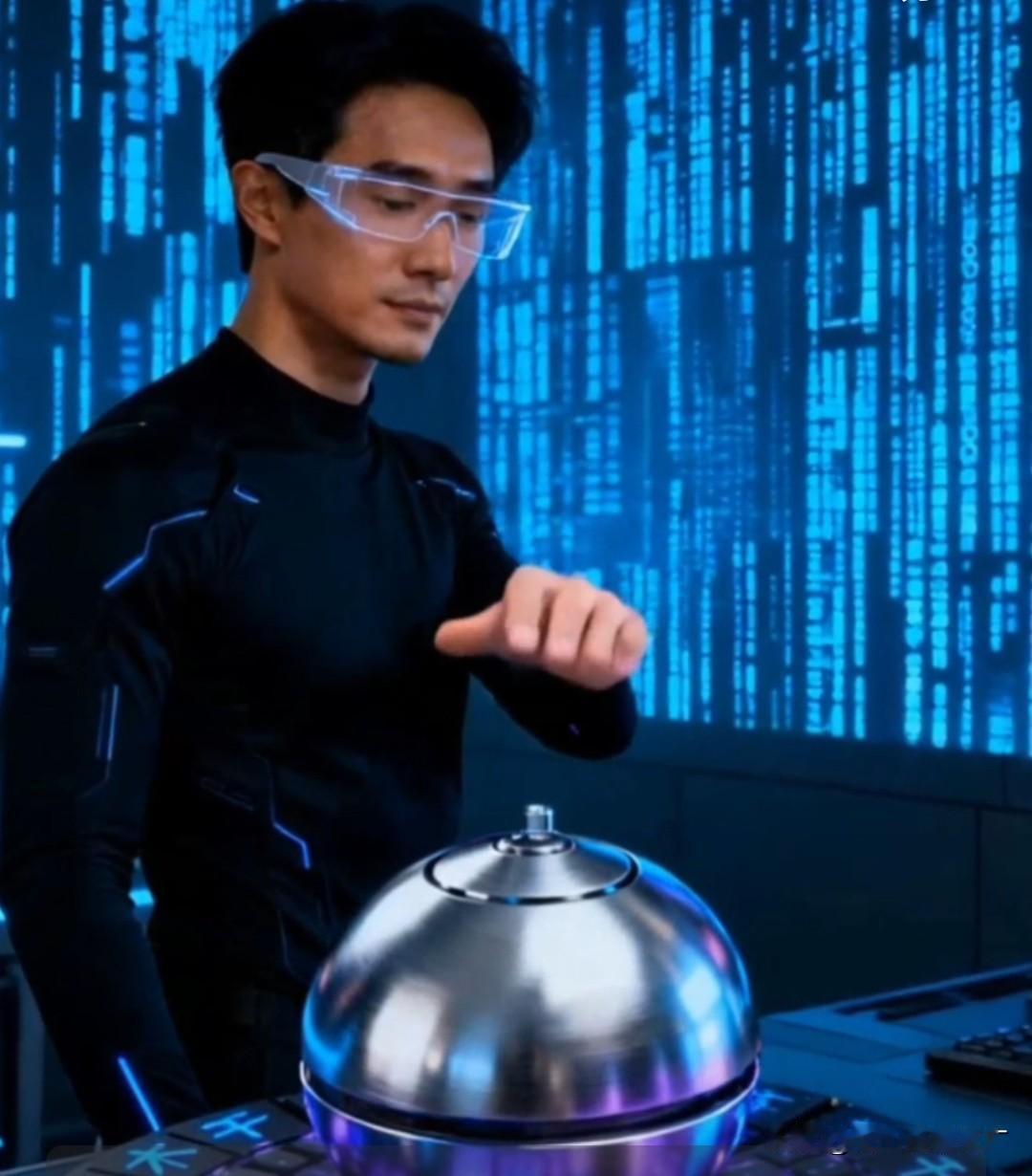 一、语言系统的革命：技术隐喻取代自然意象

老一百的诗歌语言，是‌发明家、工程师