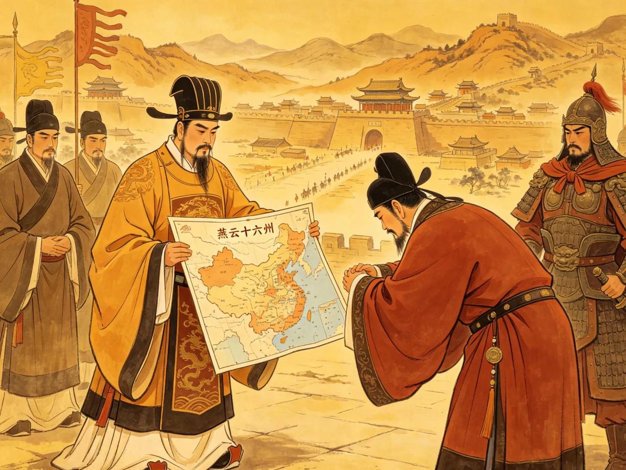 “汉奸”石敬瑭想得到契丹的帮助，其实也是交了投名状的。这也不难理解，你什么都不做