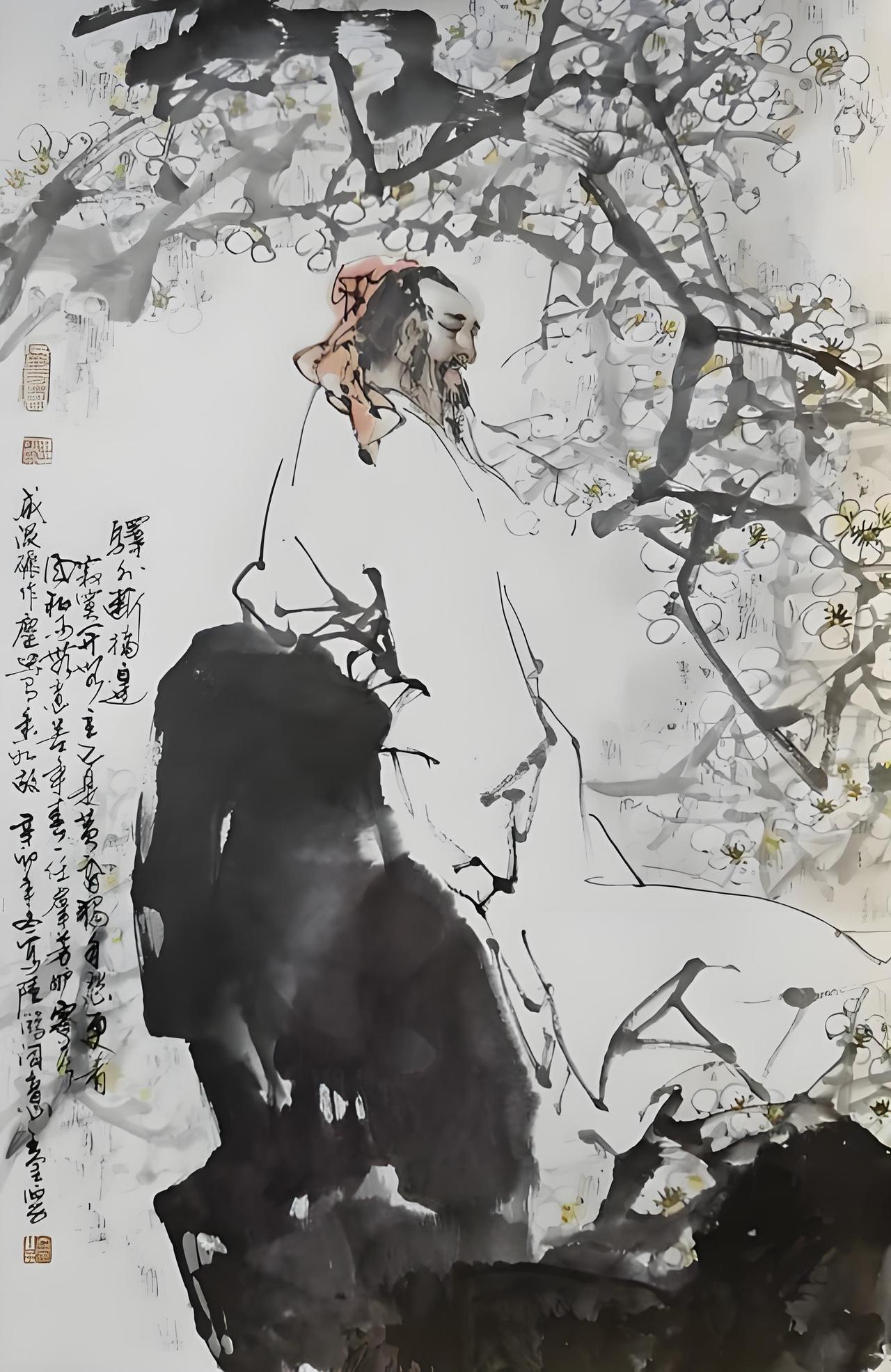 上联：骚人搁笔评梅雪
下联：[玫瑰]

网络图片/诚谢侵删
