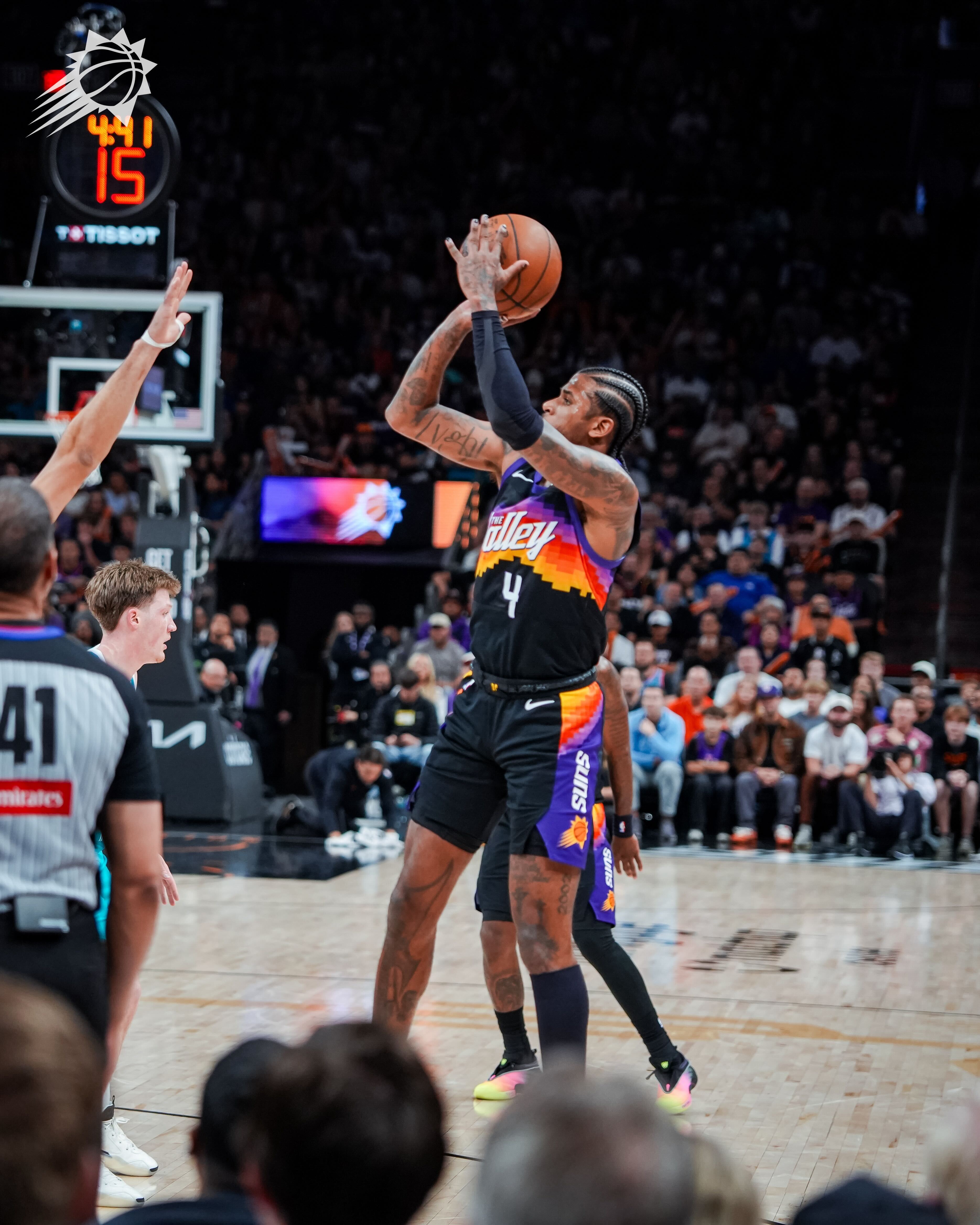 📊此役JG轰下24分，延续了上一场的手感！菲尼克斯太阳 ｜旭日东升 ｜黄蜂vs