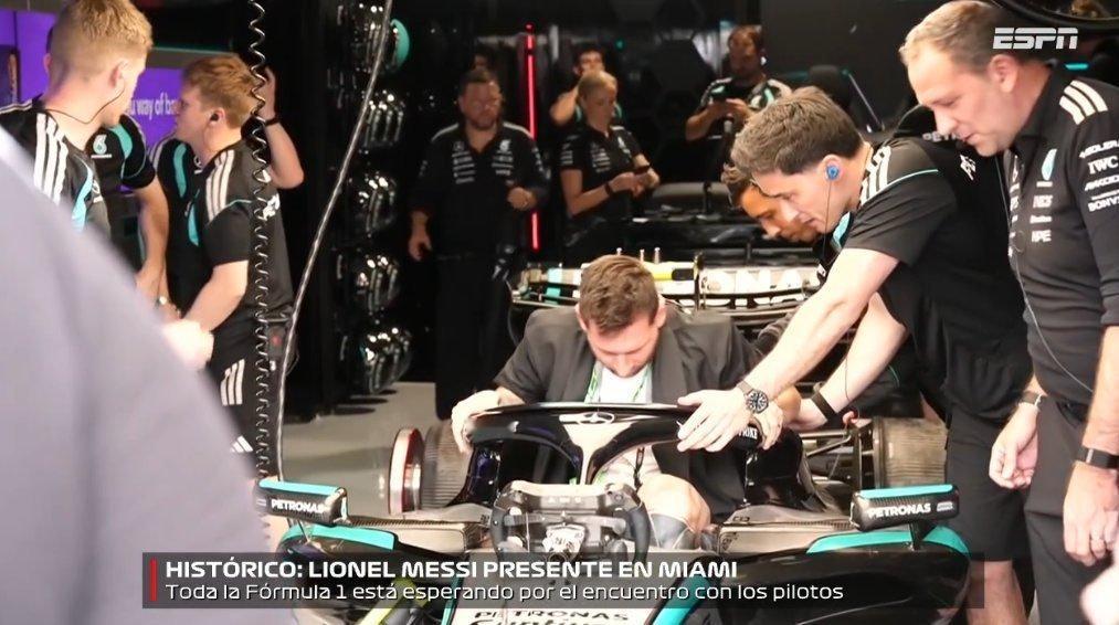 hhhhhhhhh！！梅西体验F1赛车！🏎梅西2026f1迈阿密大奖赛梅西