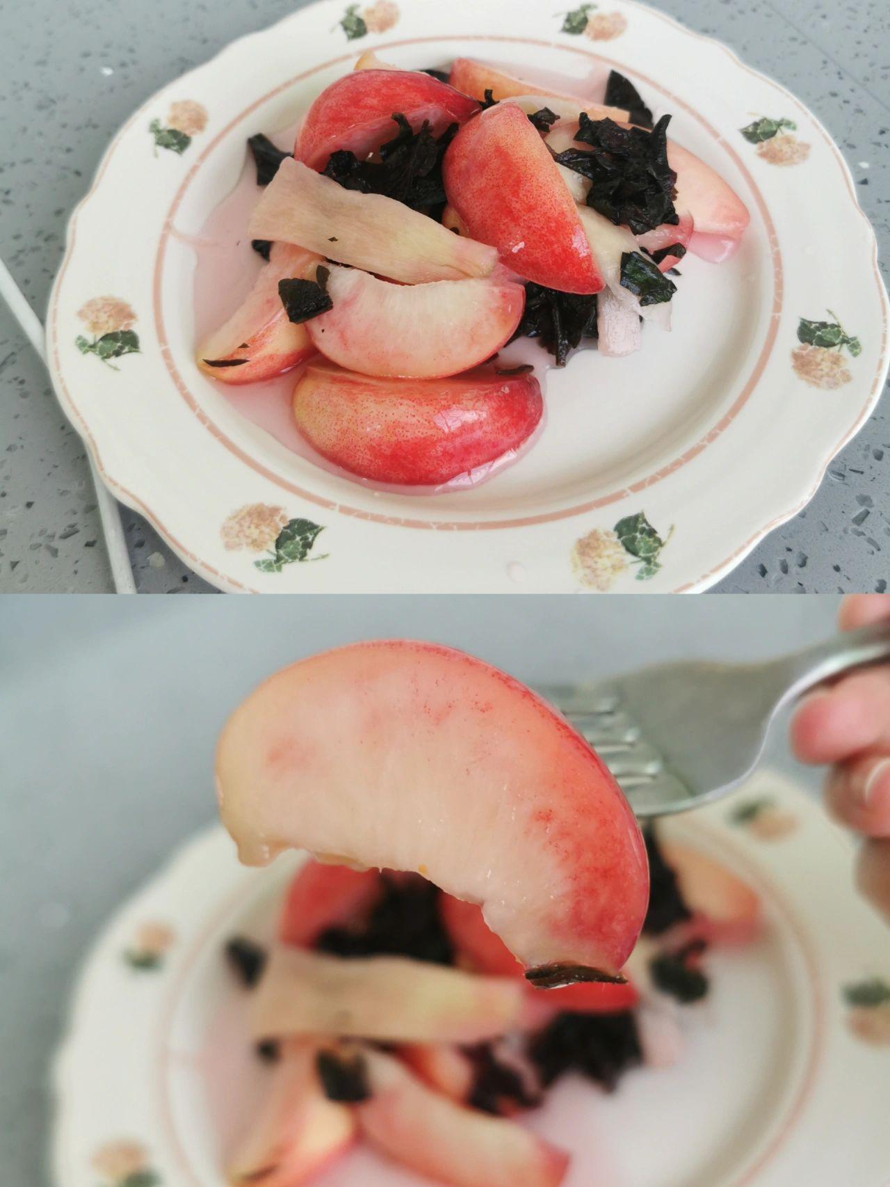 紫苏桃子姜，真的太好吃了，我直接炫一大盘
天啊！紫苏桃子姜真的是我夏日的救命稻草