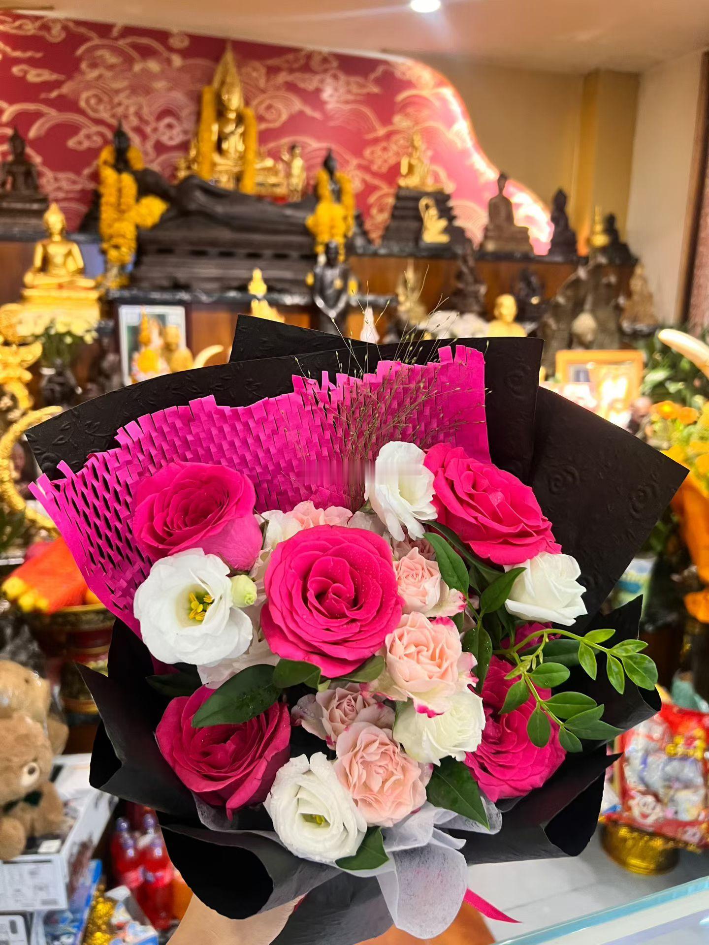 还愿供奉泽度金天神鲜花一束💐 