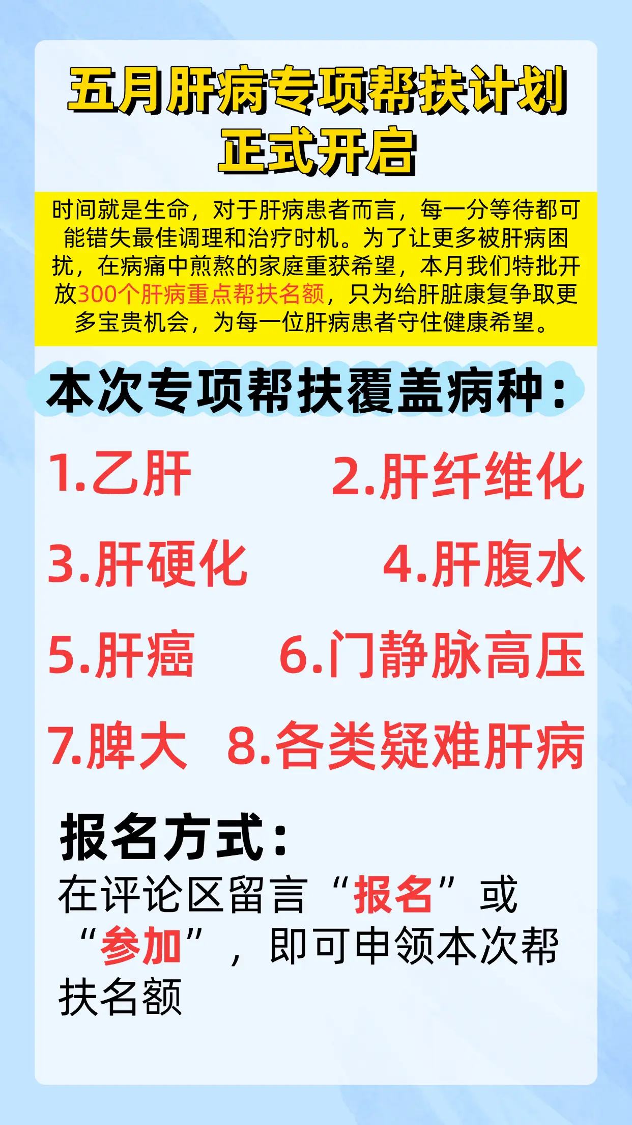 乙肝 肝硬化 肝病 酒精肝  帮助需要帮助的人