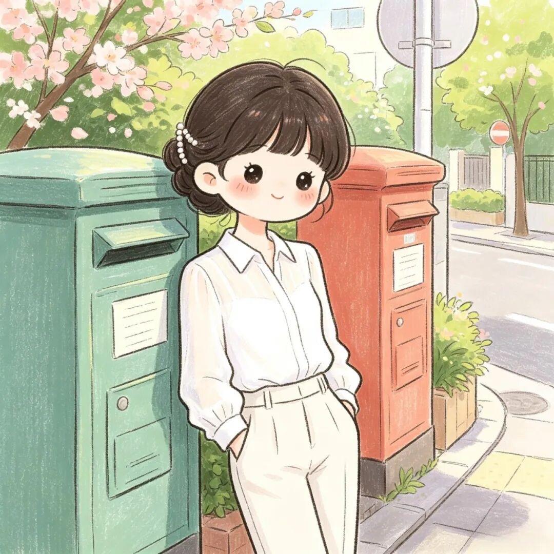 女生头像｜日子缓缓，生活甜甜