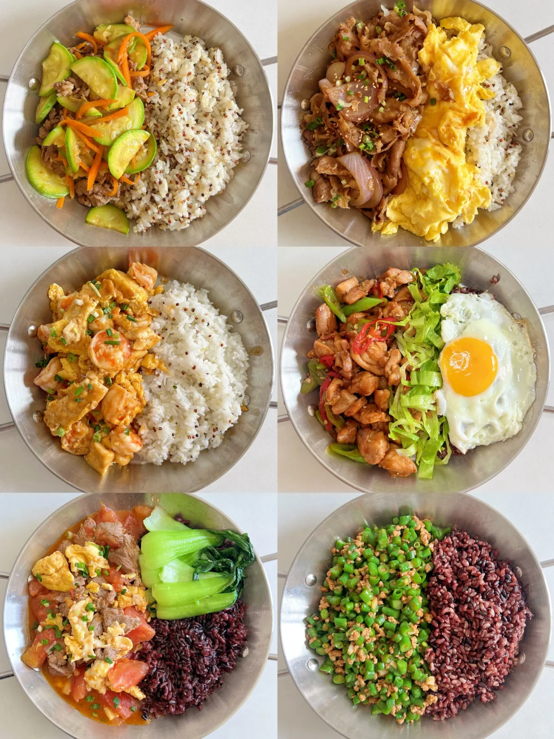 快乐炫饭❗️美味又低脂的六款盖饭教程来啦