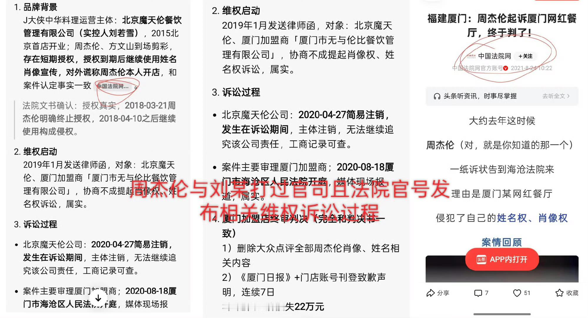 周杰伦告过刘若雪   对着一个合照污蔑 不理解 