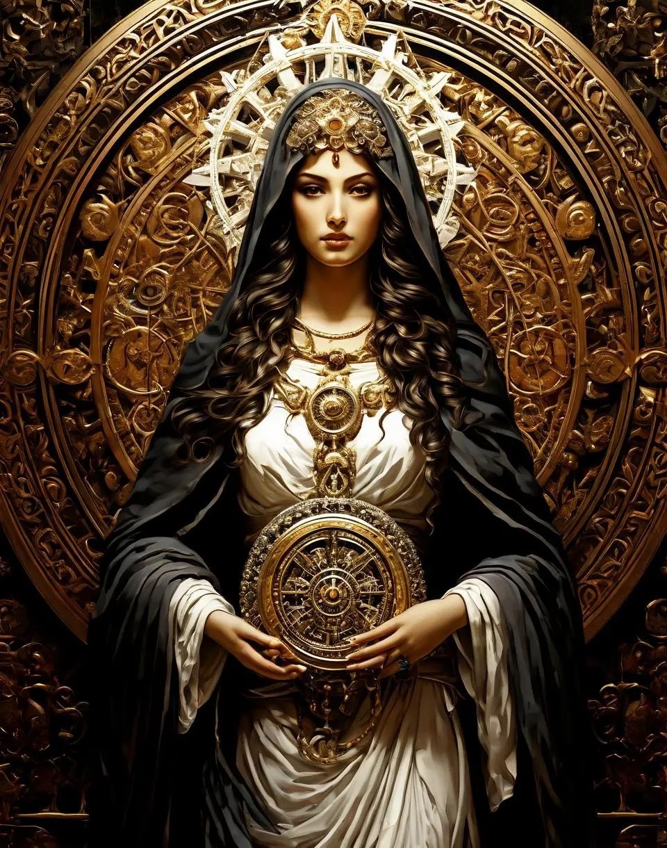 【女财神】19号小行星Fortuna福尔图娜，名曰命神星，幸运星，是罗马命运女神