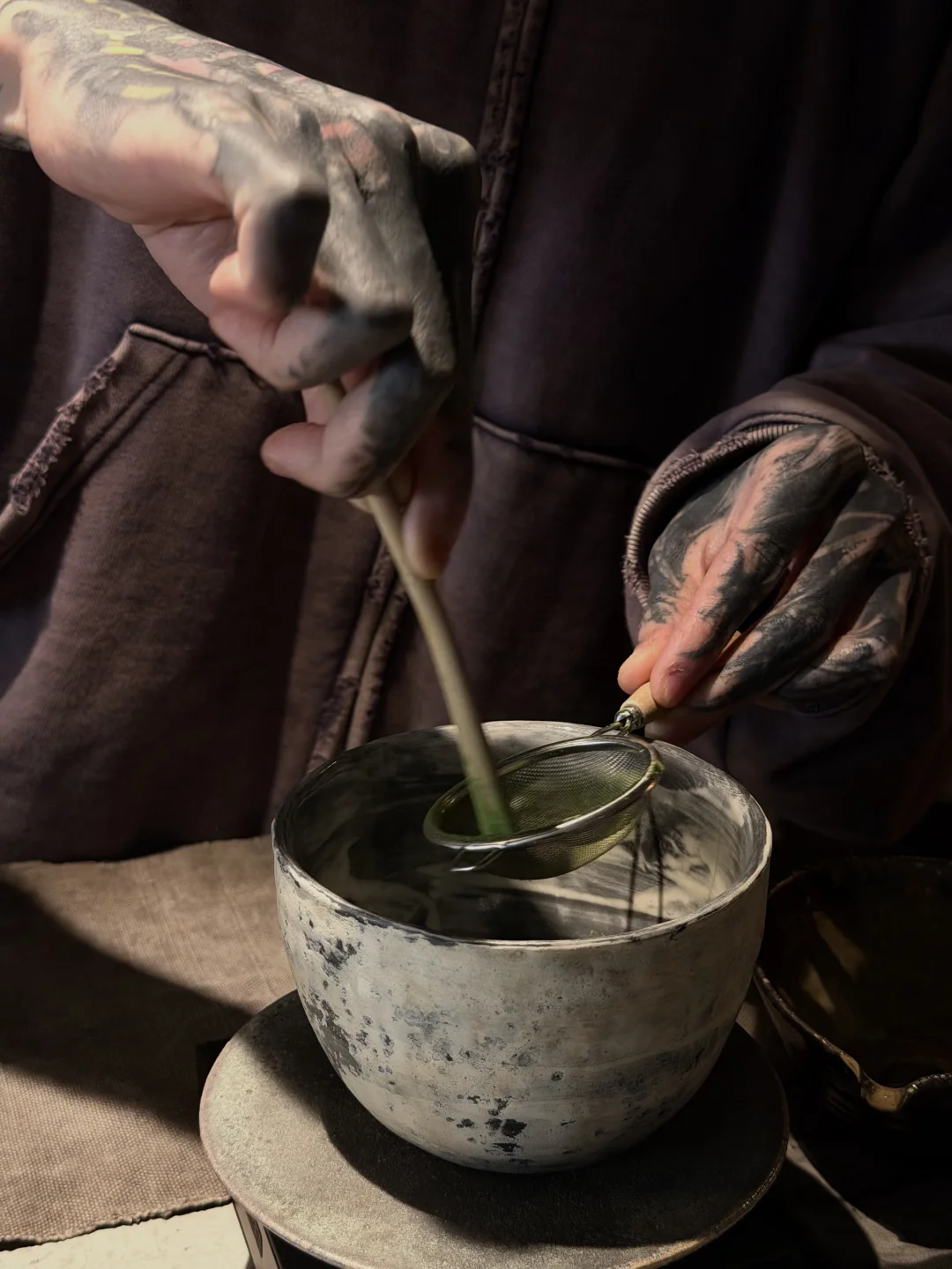 暗调时刻｜抹茶拿铁的魅力……