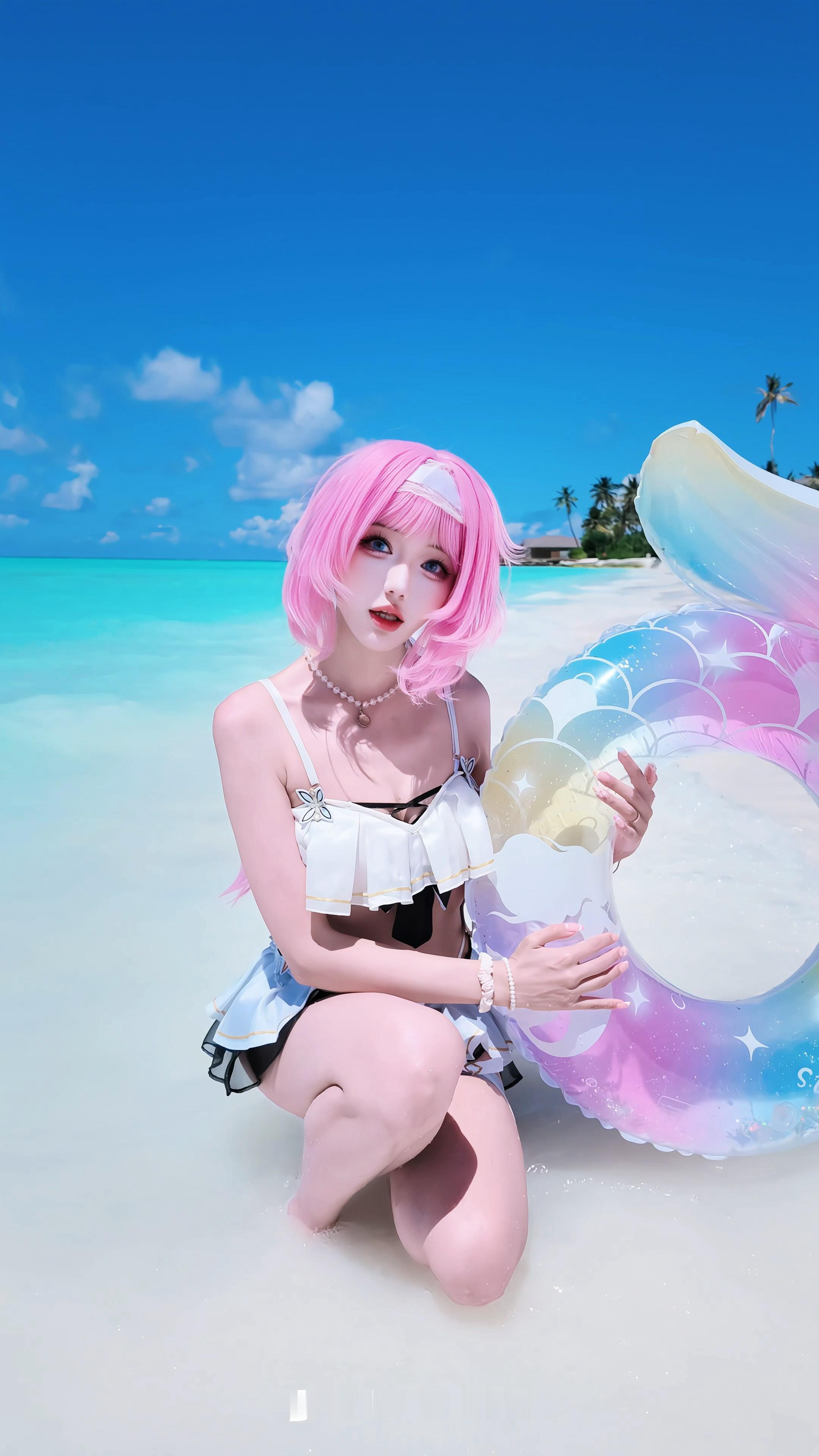 爱莉希雅！💗（来马尔代夫也要搞二次元[爱慕]cosplay[超话]爱莉希雅co