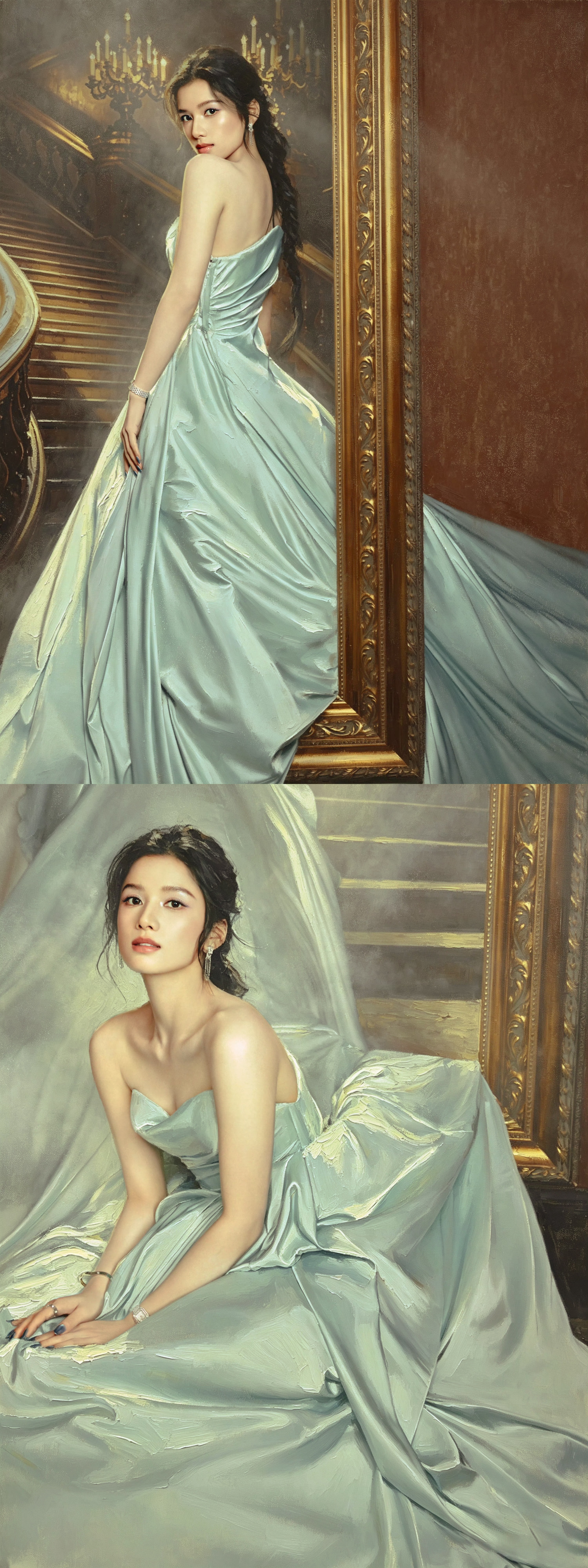 -张婧仪 🖼️🪞油画里出逃的公主～VOGUE明星出图 ​​​