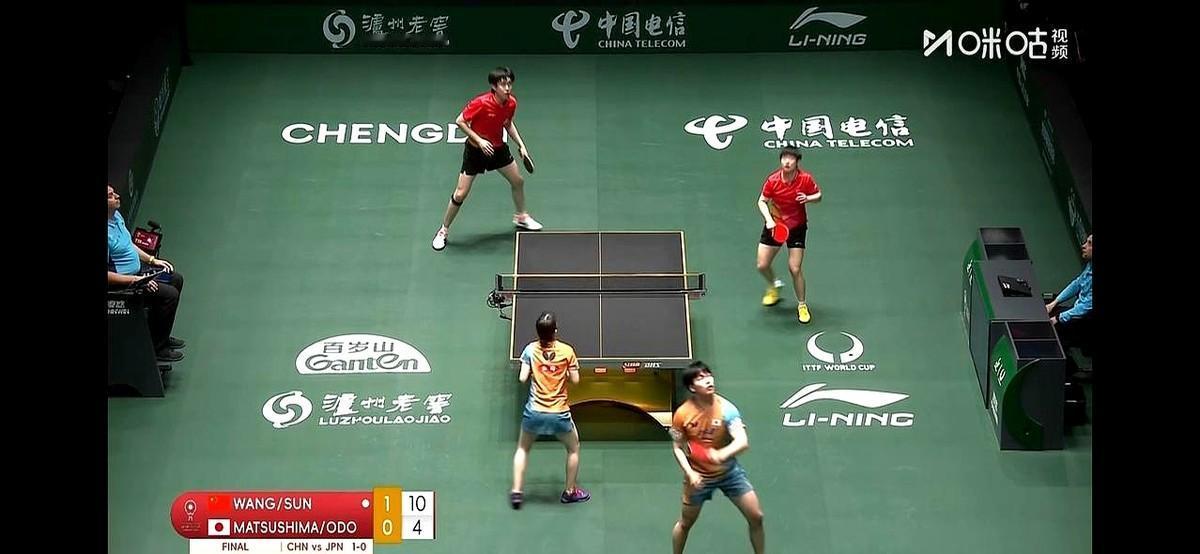 莎莎弯腰那一刻，比赛的悬念就没了。

莎头组合对上日本的松岛辉空/大藤沙月，开局