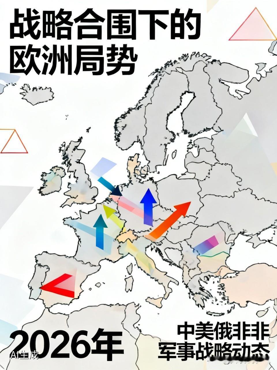 战略合围欧洲局势速报
 2026年当下，中美俄形成非军事层面战略合围态势。美国逐