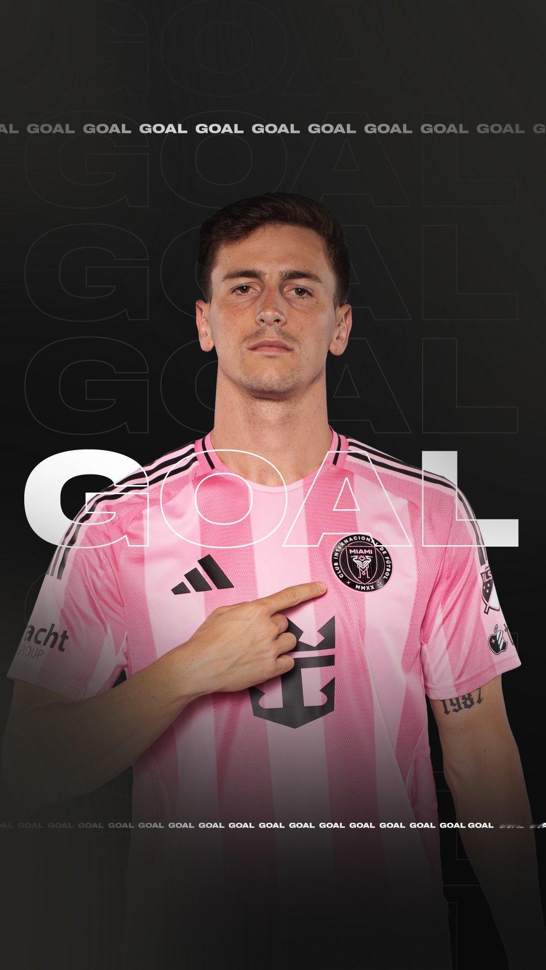 13分钟，阿连德爆射！！！来自布教授的中场大长传助攻！！！迈阿密国际vs纽约城 