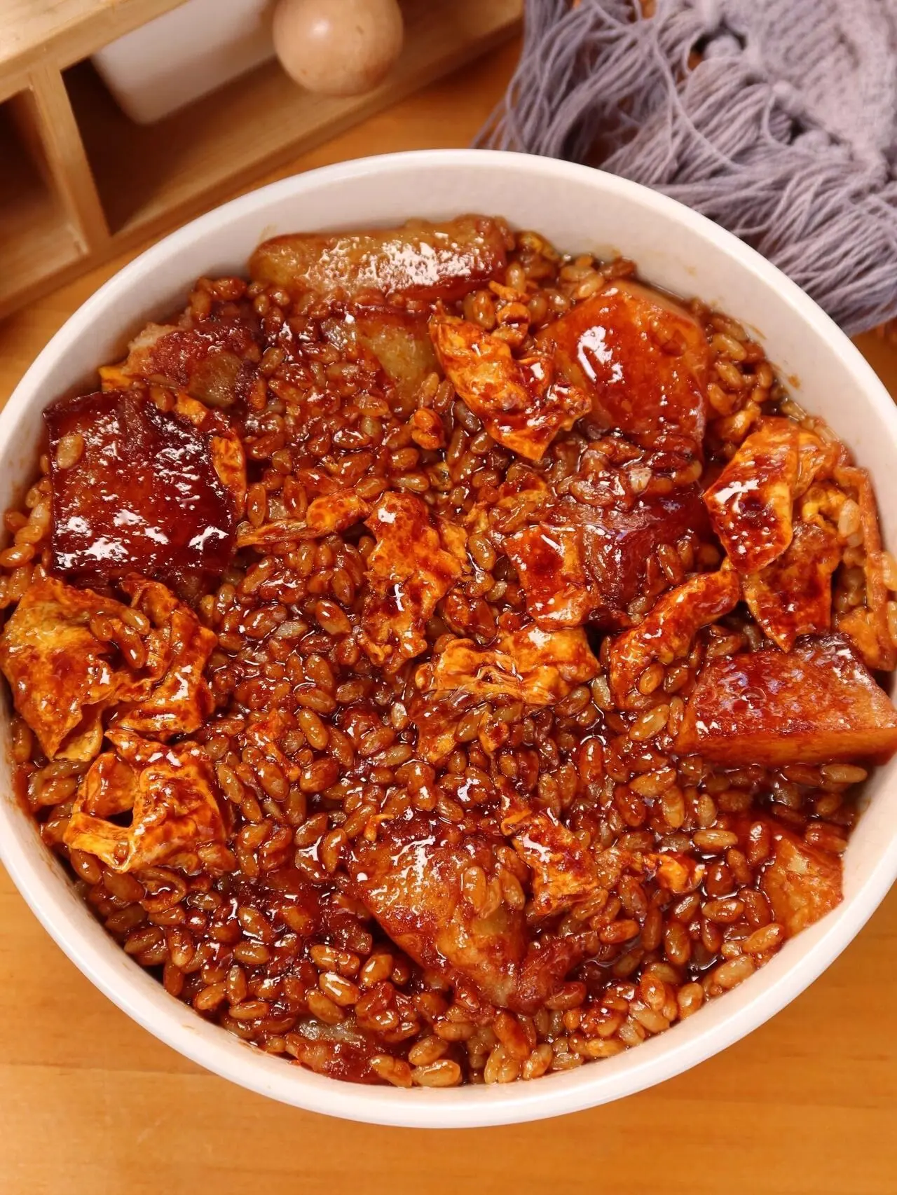 这个糖醋土豆烩饭真的一绝，巨巨巨好吃！