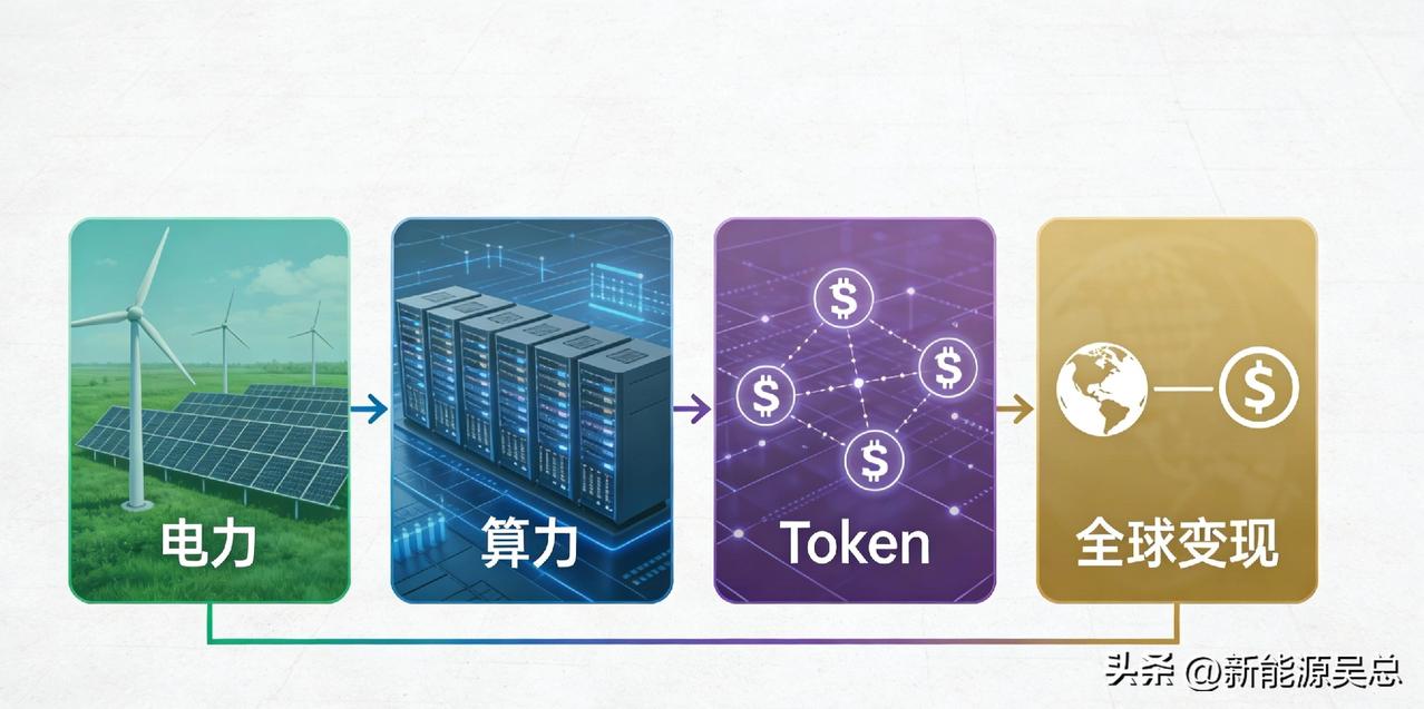 电力没法直接出口？中国玩出了新花样！把电力转化为Token，一秒就能实现跨境变现